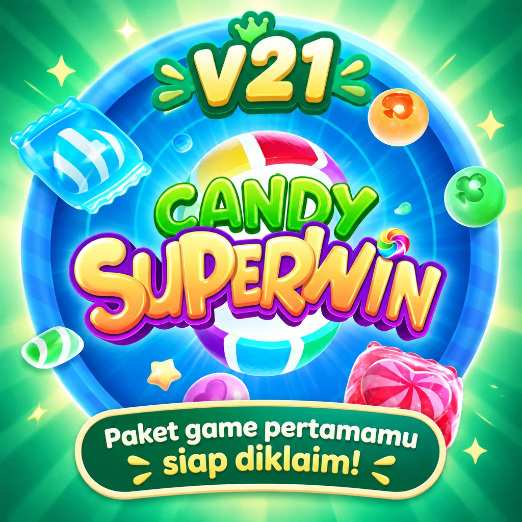v21 · Candy Superwin · Tampilan permainan